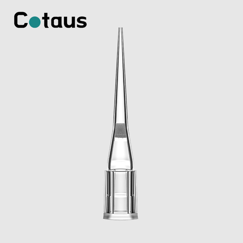 Bekman uchun 20Î¼l shaffof pipetka uchi