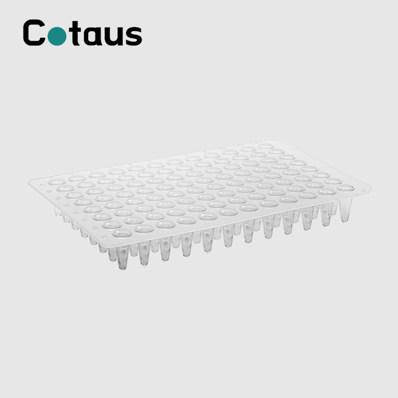 96 Quduq 0,1ml Shaffof Eteksiz PCR plastinka