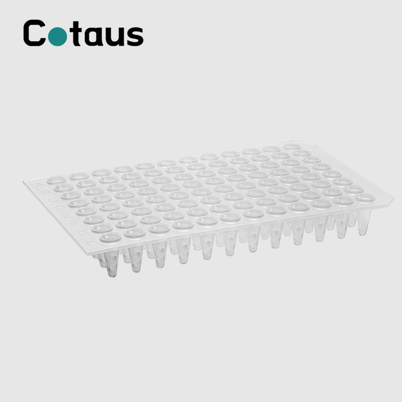 96 Quduq 0,2ml Shaffof Eteksiz PCR plastinka